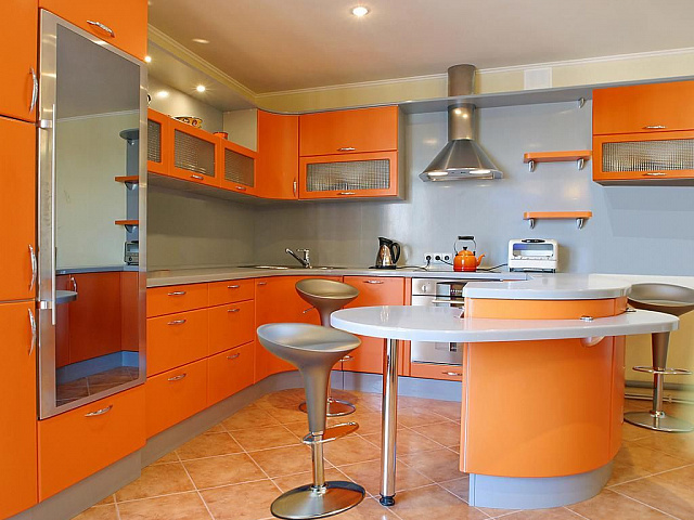 Покраска кухонной мебели